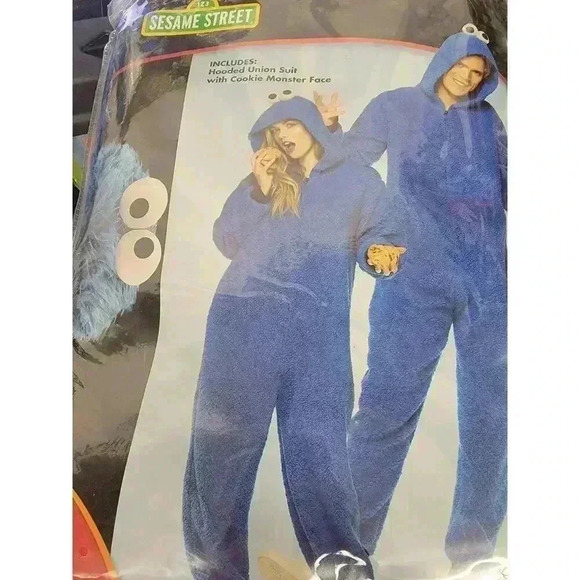 Cookie Monster Union Suit - Picture 2 of 2